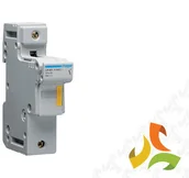 Bezpieczniki elektryczne - HAGER Podstawa bezpiecznikowa modułowa 1 biegun do 50A LR601 HAGER LR601/HAG - miniaturka - grafika 1