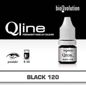 Pozostałe akcesoria kosmetyczne - BIOEVOLUTION Pigment Bioevolution Black 120 - Qline- 5ml 575 - miniaturka - grafika 1
