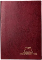 Druki akcydensowe - WARTA Książka korespondencyjna A4/96 bordowa Warta - miniaturka - grafika 1