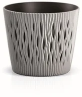 Donice - Prosperplast SANDY ROUND Doniczka 15,8 cm, szary DSR160 - miniaturka - grafika 1