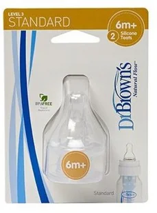 Dr Browns Smoczek do butelki standardowej rozm 3 332 - Smoczki do butelek - miniaturka - grafika 2