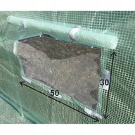 Agrowłókniny - 4iQ Pokrycie do tunelu szklarniowego 4iQ 2x3,5 Zielone - miniaturka - grafika 1