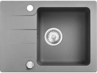 Kernau Zlewozmywak granitowy Grey Metallic KGSC 4558 1B1D - Zlewozmywaki - miniaturka - grafika 2