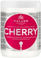 Maski do włosów - Kallos Cosmetics CHERRY maska z czereśniami do zniszczonych włosów 1000ml - miniaturka - grafika 1