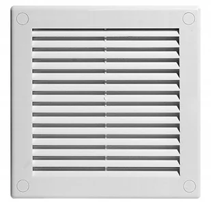 Parkanex Wentylacyjna 100x100 Biała Tworzywo - Kratki wentylacyjne - miniaturka - grafika 2