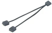 Kable komputerowe i do monitorów - Akasa AK-CBLD08-12BK - RGB LED splitter - 12 cm AK-CBLD08-12BK - miniaturka - grafika 1