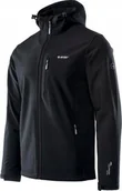 Kurtki męskie - Hi-Tec Kurtka Caen softshell czarna r XXL 71386-uniw - miniaturka - grafika 1