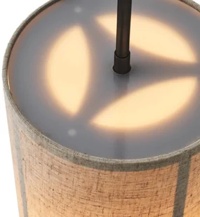 Menu Hashira żyrandol z lnu, 18cm, naturalny - Lampy sufitowe - miniaturka - grafika 2