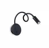 Lampy ścienne - Ideal Lux Kinkiet Focus-2 AP1 203195 nowoczesna lampa ścienna w kolorze czarnym 203195 - miniaturka - grafika 1