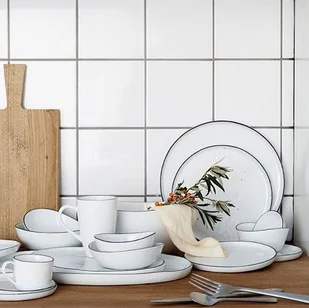 Broste Copenhagen Broste Copenhagen - Miska niska Salt M Broste Copenhagen - Miska niska Salt M - Miski i półmiski - miniaturka - grafika 2