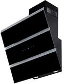 Okapy kuchenne - Toflesz OK-6 CASCADA 80 czarny (700m3/h) - miniaturka - grafika 1