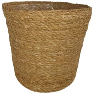 Donice - Osłona doniczki koszyk z trawy morskiej 20,5 cm naturalny - miniaturka - grafika 1
