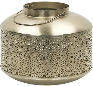 Beliani Lampion 22 cm złoty CORFU - Lampiony i znicze - miniaturka - grafika 2