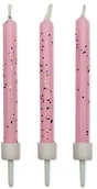 Kinder party - PME pme ca024 kryształki świec, asortyment, tworzywo sztuczne, różowa, 0.5 x 0.5 x 6.2 cm, 10-częściowy CA024 - miniaturka - grafika 1
