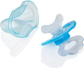 Gryzaki dla dzieci - BRUSH-BABY BRUSH-BABY - gryzak dla dzieci FrontEase Teether do zębów przednich od 3 miesiąca życia (1szt.) - kolor niebieski - miniaturka - grafika 1