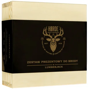 HORDE HORDE Lumberjack Zestaw do Brody w Skrzynce - Kosmetyki i akcesoria do pielęgnacji brody - miniaturka - grafika 3