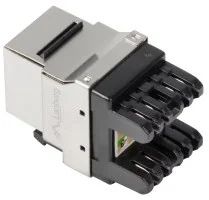 LANBERG Moduł Keystone gniazdo RJ45 > LSA FTP kat.6A 180° do puszki montażowej KSF6-1000 - Pozostałe akcesoria sieciowe - miniaturka - grafika 3