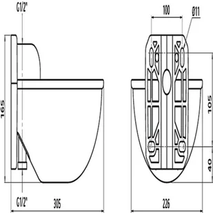 Kerbl Poidło K71, plastik, 221871 Kerbl - Akcesoria do hodowli zwierząt - miniaturka - grafika 2