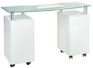 Beauty System Stolik do manicure BD-3453 BIAŁY BD-3453 WHITE - Stoliki do manicure - miniaturka - grafika 2