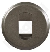 Klawisze i ramki - Legrand Plakietka pojedyncza gniazda głośnikowego Celiane 067813 grafit - miniaturka - grafika 1