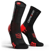 Skarpetki kolarskie - Compressport compress port  skarpetki  Racing Socks V3.0 Bike Noir/rouge, T2 BSHV3-99RD-T2 - miniaturka - grafika 1