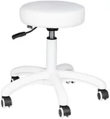 Krzesła i taborety kosmetyczne - ACTIVESHOP Taboret Kosmetyczny AM-303-2 Biały 10003_134992 - miniaturka - grafika 1
