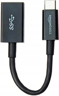 AmazonBasics adapter sieciowy, wtyczka na gniazdo USB typu C na USB, USB 3.1, 1. generacji, czarny L6LUC021-CS-R - Kable USB - miniaturka - grafika 2