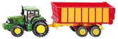 Samochody i pojazdy dla dzieci - Siku 1650  John Deere with silage stojak - miniaturka - grafika 1
