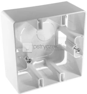 Legrand Niloe Puszka natynkowa pojedyńcza biały 664798 - Puszki elektryczne i akcesoria - miniaturka - grafika 3