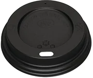 Pozostałe akcesoria kuchenne - Fiesta Pokrywa  hw08hl040 zapewnia Hot miseczki, 8 oz, czarna (1000 sztuk) CW716 - miniaturka - grafika 1