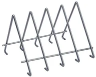 Suszarki do naczyń - Sauvic sauvic 03265 uchwyt na 4 patelnia, z powłoką z tworzywa sztucznego Szary, 24 x 19,5 x 17 cm 03265 - miniaturka - grafika 1