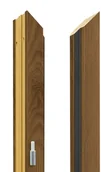 Ościeżnice - Belka ościeżnicy stała lewa orzech premium BAWNF000001 - miniaturka - grafika 1
