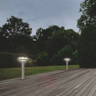 LEDVANCE Endura Solar Double Circle cokół stal - Lampy ogrodowe - miniaturka - grafika 2