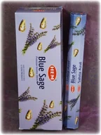 Kadzidła i dodatki - Hem BŁĘKITNA SZAŁWIA - Kadzidełka zapachowe 20 szt. 6-Blue-Sage - miniaturka - grafika 1