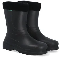 Kalosze damskie - Demar Uniwersalne kalosze czarne z ocieplaczem Laura E1 0230E1 - miniaturka - grafika 1