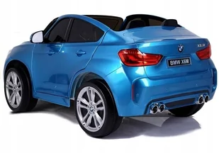 Import LEANToys NOWE BMW X6M Niebieskie Lakierowane - Pojazdy elektryczne dla dzieci - miniaturka - grafika 8