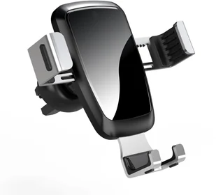 Hurtel Grawitacyjny uchwyt samochodowy do smartfona na kratkę nawiewu srebrny (YC08) - Uchwyty samochodowe do telefonów Hurtel Grawitacyjny uchwyt samochodowy do smartfona na kratkę nawiewu srebrny (YC08) - Uchwyty samochodowe do telefonów - miniaturka - grafika 2