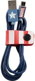 Tribe Tribe Marvel microUSB 120 cm Kapitan Ameryka CMR21601 - Kable USB - miniaturka - grafika 2