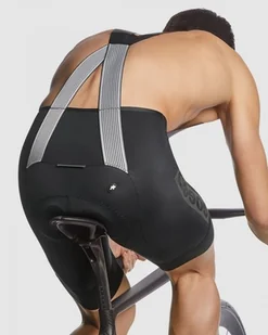 ASSOS ASSOS spodenki rowerowe EQUIPE RS BIB SHORTS S9 WERKSTEAM Black Series - Spodenki rowerowe - miniaturka - grafika 9