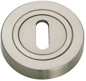 Akcesoria do drzwi - Gamet Szyld na klucz okrągły nikiel szczotkowany PLT-25-N-07 - miniaturka - grafika 1