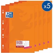 Notesy i bloczki - OXFORD Office Office 100105677 Single Leaf Case A4 małe płytki, opakowanie 5 x 200 stron, 100105677 - miniaturka - grafika 1