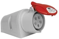 Osprzęt siłowy - Pawbol Gniazdo siłowe natynkowe 400V stałe 32A 5p B.1038 - miniaturka - grafika 1