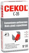Gipsy i gładzie gipsowe - Cekol Biała masa szpachlowa C-35 5 kg - miniaturka - grafika 1