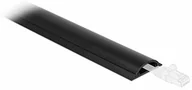Akcesoria do MP3 - Delock Kanał kablowy samoprzylepny 50 x 12 mm - długość 1 m czarny 20710 - miniaturka - grafika 1