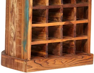 vidaXL Szafka na wino, 50 x 40 x 180 cm, lite drewno z odzysku - Stojaki na wino - miniaturka - grafika 4
