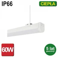 Oprawy, klosze i abażury - SPECTRUM LED OPRAWA LED LIMEA SLIM2 60W 170CM IK08 BARWA CIEPŁA - miniaturka - grafika 1