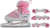 Rolki - Łyżwo Rolki Wrotki 4w1 34-41ABEC 5 - miniaturka - grafika 1