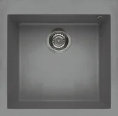 Zlewozmywaki - Elleci Zlewozmywak QUADRA 102 light grey K97 KERATEK LKQ10297 - miniaturka - grafika 1