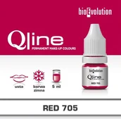 Pozostałe akcesoria kosmetyczne - BIOEVOLUTION Pigment Bioevolution Red 705 - Qline - 5ml 535 - miniaturka - grafika 1