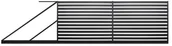 Ogrodzenia - Polbram Steel Group Brama przesuwna Steel Group Lara 2 lewa 4 x 1 54 m czarna - miniaturka - grafika 1
